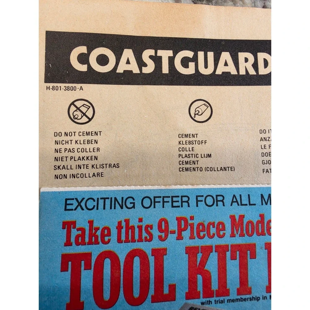 VTG Revell 1978 Coast Guard Rescue Chopper Electronic Action Kit Model 61036